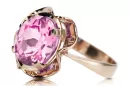 Original Vintage 14K Rose Gold Amethyst Ring Vintage vrc206r